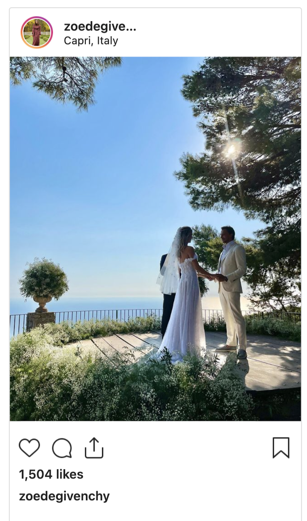 How Stunning Was Gabriella De Givenchy's Wedding? — Guest of a Guest, Sugokuii Events